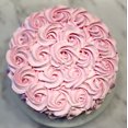 thumbnail image 3 of DEZICAKES Large Pink Rosette Fake Cake Display 9" Faux Cake- Decoration, Prop  DeziCakes Fake Food- Fake Cake-  Artificial Cake- Faux Cake Decor, 3 of 7