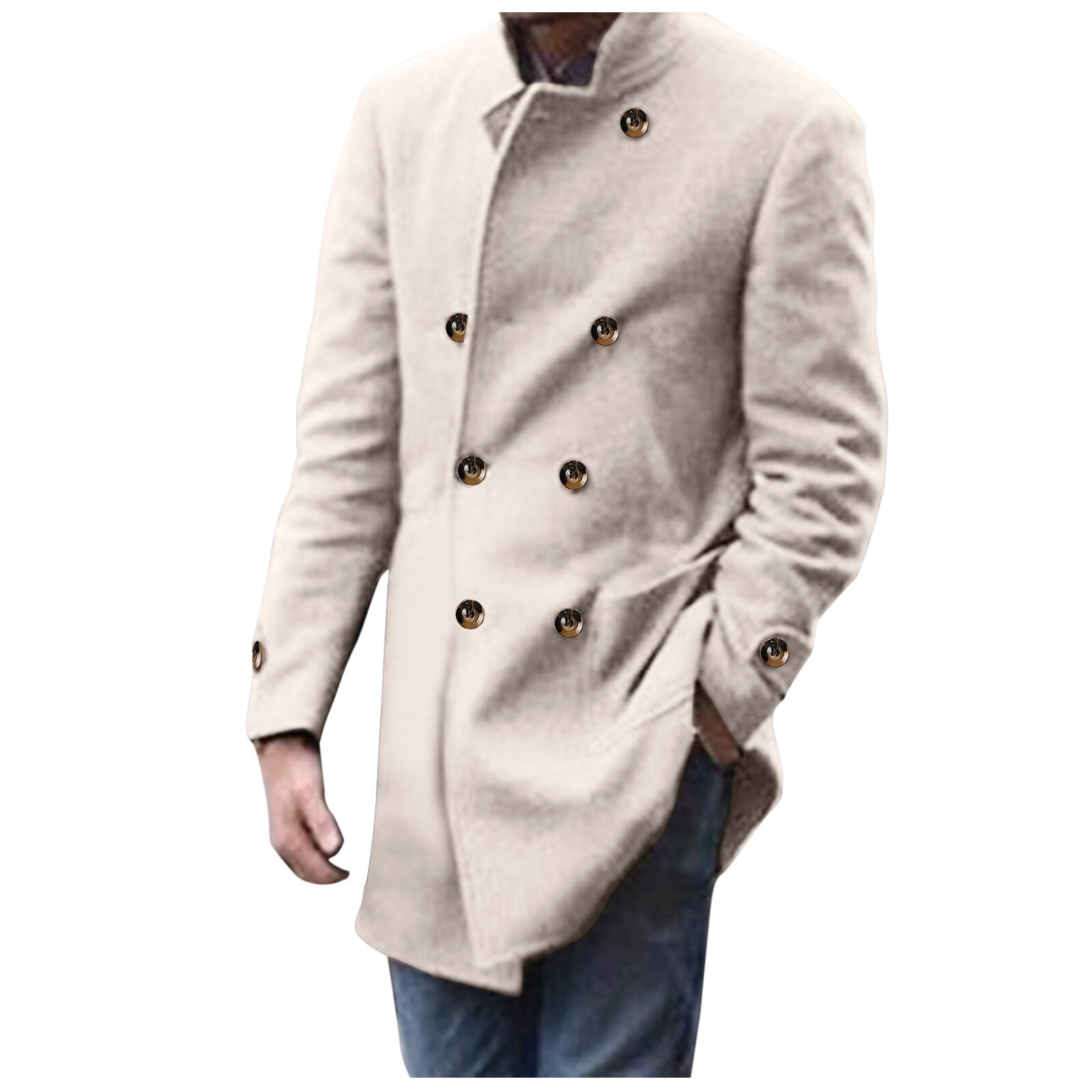 Manteau double col homme hotsell