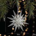 thumbnail image 3 of Adornos navideños de cristal para decorar árboles: adornos de carámbanos de ciervo acrílicos colgantes con colgantes en forma de gota, accesorios para fiestas en el hogar, 3 of 5