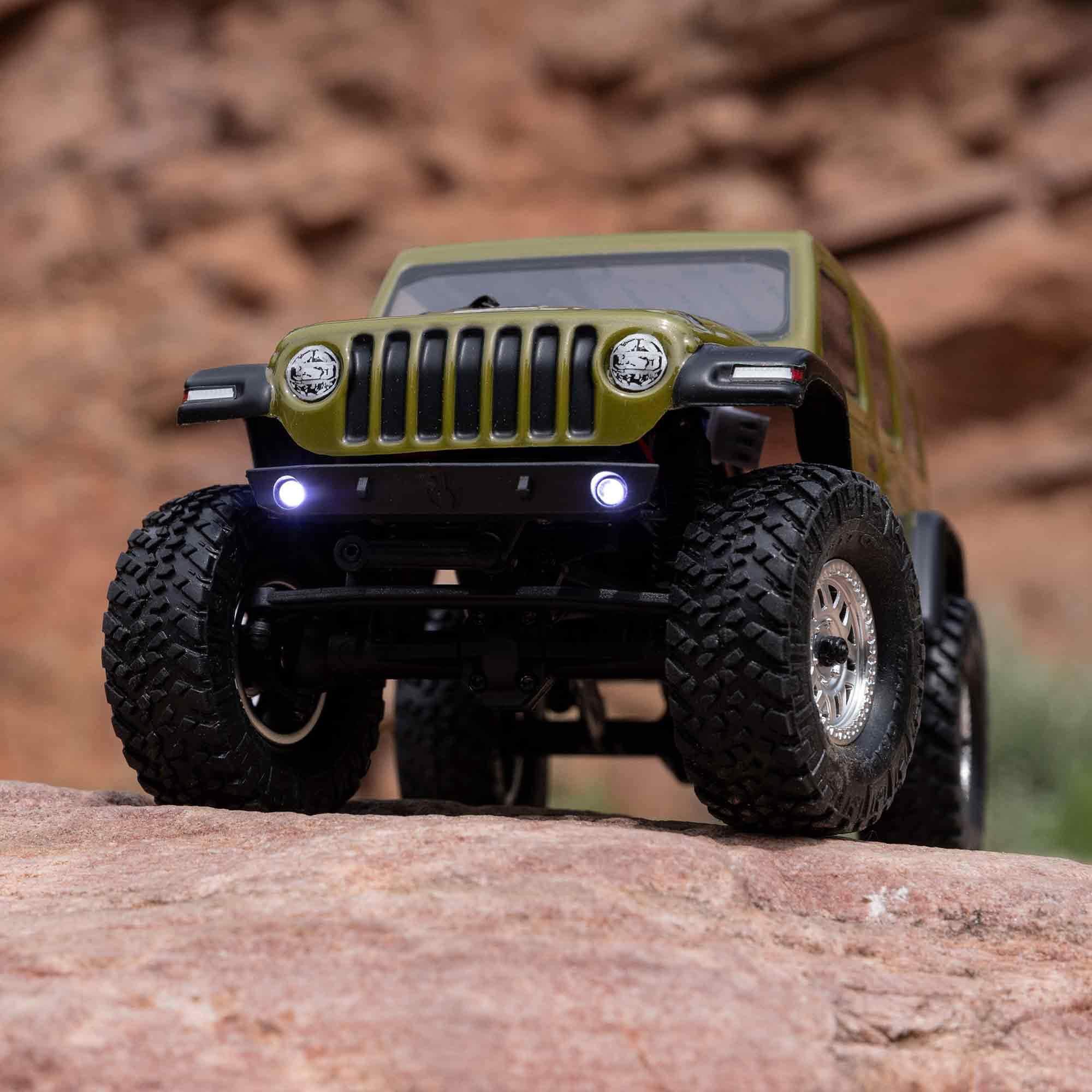 Axial SCX24 2019 Jeep Wrangler JLU CRC Green 1/24 4 Wheel Drive RTR AXI00002V3T4