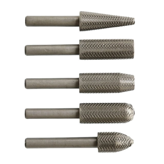 CNKOO 1 Set Grinding Head Rotary File Steel Rotary Cutter File Grinding Head