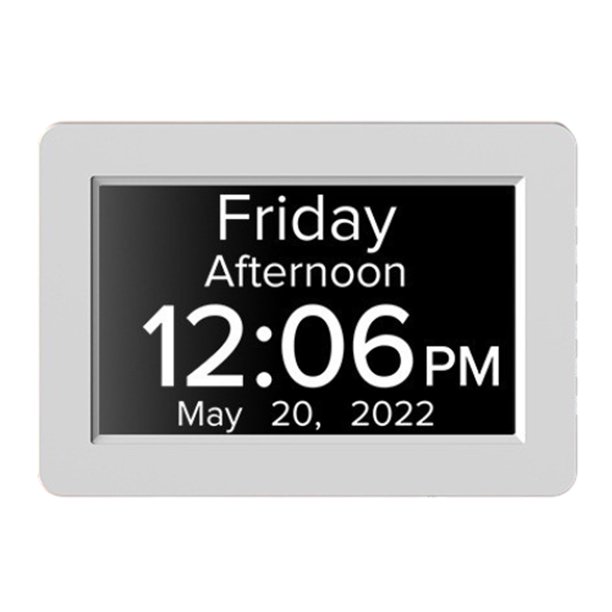 Clock with Day and Date for Elderly, Clocks for Seniors, Dementia Clock Walmart.ca