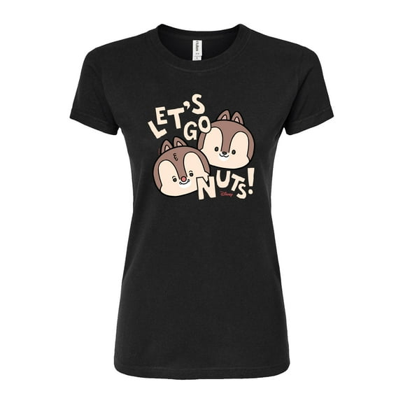 Disney - Let's Go Nuts - Juniors Fitted Graphic T-Shirt