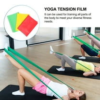 GOOHOCHY 3pcs Resistance Band Exercise Bands Elastic Stretch Bands Yoga Fitness Stretching Strength Training Bands Workout Bands For Home Gym Supplies