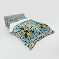 thumbnail image 2 of Ambesonne Tribal Bedding Set 4 Pcs, Abstract Tribal Patterns, Queen, Blue Yellow, 2 of 2