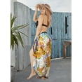 thumbnail image 2 of HAPPY BAY Women's Bikini Wraps Beach Wrap Swimwear Cover up Skirt Bathing suit Swimsuit Sarong Coverups for Women One Size Butterfly, Blue, 2 of 5