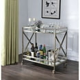 thumbnail image 1 of Acme Furniture 98352-VV Ergode Chariot de Service Or Antique & Miroir, 1 of 1