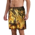 thumbnail image 2 of Goosebumps Mens Swim Trunks Quick Dry Board Shorts with Mesh Lining Beach Shorts Swimwear Bathing Suits, 2 of 7