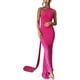 thumbnail image 5 of Vestido largo sexy con tirantes finos y espalda descubierta para mujer, vestido de fiesta ajustado con cordones, vestido Halter de noche para discoteca, 5 of 5