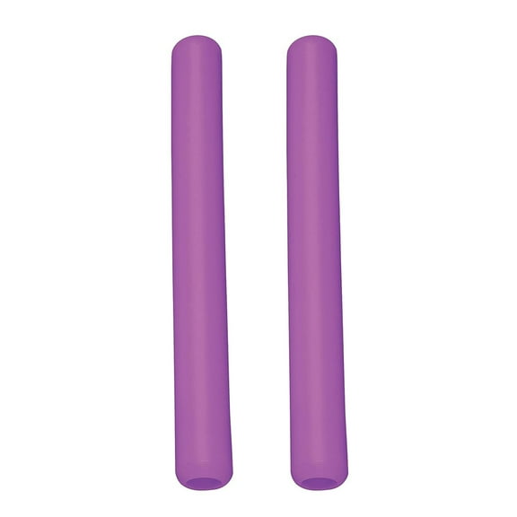 Junior Relay Baton, Durable, Safety-Optimized, and Non-Slip Baton for Track Events, Purple, Set of 2