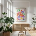 thumbnail image 6 of Puzzling Shapes - Illustration Abstract Geometric Modern Art Pattern Psychedelic Surrealism Unframed Wall Art Print 24 x 32 inches, 6 of 16