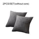 thumbnail image 5 of Toystoory 2 piezas de fundas de almohada para sala de estar, cama, funda de almohada cuadrada decorativa, funda de cojín para coche, suministros Decoración del hogar Gris oscuro, 5 of 6