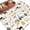 White, variant on Cartoon Farmhouse Area Rugs 5'x7', Washable Small Throw Rugs for Laundry Room Playroom, Cute Watercolor Cabin Animals Trees Indoor Outdoor Rug Non-Slip Low Pile Carpet Runner Reversible Floor Mats