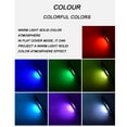 thumbnail image 4 of Car Mounted Colorful Ambient Light | 7 Color LED Interior Lighting | USB Powered 5V | 8.66x1.25 Inch Automotive Accent Light | PVC & Metal Construction, 4 of 7
