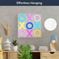 thumbnail image 6 of American Art Decor Acrylic Tic Tac Toe Board Game Set X's & O's - Coffee Table Decor - Multicolor, 10" x 10", 6 of 6