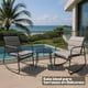 thumbnail image 3 of Juego de Jardin 2 sillones Tipo Mecedoras Con Mesa De Centro Color Gris Oscuro - Muebles Para Exterior, 3 of 8
