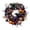 Fall Wreaths for Front Door-A, variant on Halloween Wreath with Artificial Pumpkin Handmade Dry Twigs Black Pumpkin Orange Berries, 15.7 Inch Front Door Halloween Decorations for Indoor Outdoor Home Halloween Festival Decoration