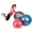 29.5 in. - Dark Blue, variant on AGM Group 38111 55 cm Fitness Ball Kit - Red