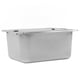thumbnail image 1 of Fregadero De Cocina Para Vehículos Recreativos, Lavabo Antiarañazos De Acero Inoxidable, 300x240x150mm, Fácil De Limpiar Con Tapa De Vidrio Templado Para Campe, 1 of 7