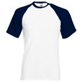 thumbnail image 1 of Fruit of the Loom - Camiseta de manga corta selecciones/peñas - hombres (Blanco/Azul Marino Fuerte), 1 of 2