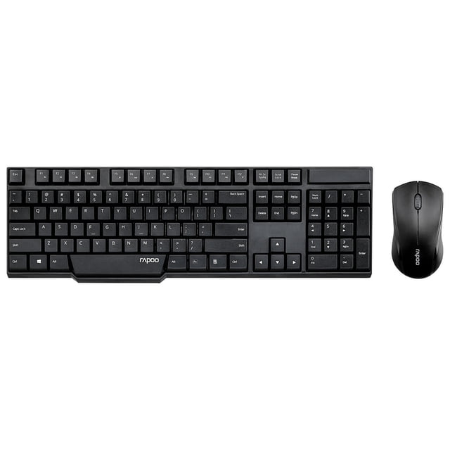 Rapoo 1830 Wireless Optical Keyboard & Mouse Combo - English - Open Box