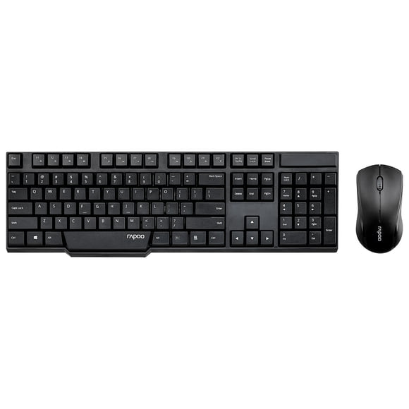 Rapoo 1830 Wireless Optical Keyboard & Mouse Combo - English - Open Box
