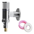 thumbnail image 1 of 1pc Wall Hanging G1/2 Washing Machine Faucet Water Stop Quick Opening Angle Valve Regulating Tap Bathroom Accessories, 1 of 9
