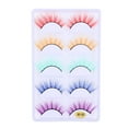 thumbnail image 1 of 5 pares de pestañas postizas de extensión, maquillaje colorido, pestañas postizas, 1 of 7
