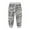 Gray, variant on Bellafa Toddler Boys Casual Cotton Pants Drawstring Elastic Sweatpants Cartoon Camouflage Active Joggers 2-7T