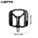 thumbnail image 2 of Eigraketly ZTTO 1 par Pedal de bicicleta Eje de acero L7U Cojinete Seguro antideslizante Pedales de color sólido Suministros de piezas de ciclo Ciclismo Negro, 2 of 6