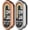Silver+Rose Gold, variant on KOMI 2 Pack Protective Case Compatible with Xiaomi Band 9 Case, PC Frame Bumper Resistant Case Protective Shock-Proof Cover for Xiaomi Mi Band 9 NFC Accessories (Black+Black)