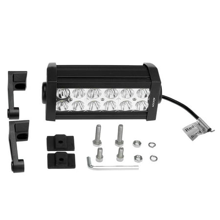 KKmoon 36W LED Car Work Light 6.3 Inch 2700LM Spot Beam Bar for Jeep 4x4 Offroad ATV Truck SUV 12V (Best 4x4 Atv For The Money)