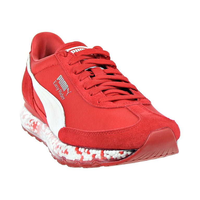 Puma Easy Rider Men's Shoes Red/Puma White 367832-03 - Walmart.com