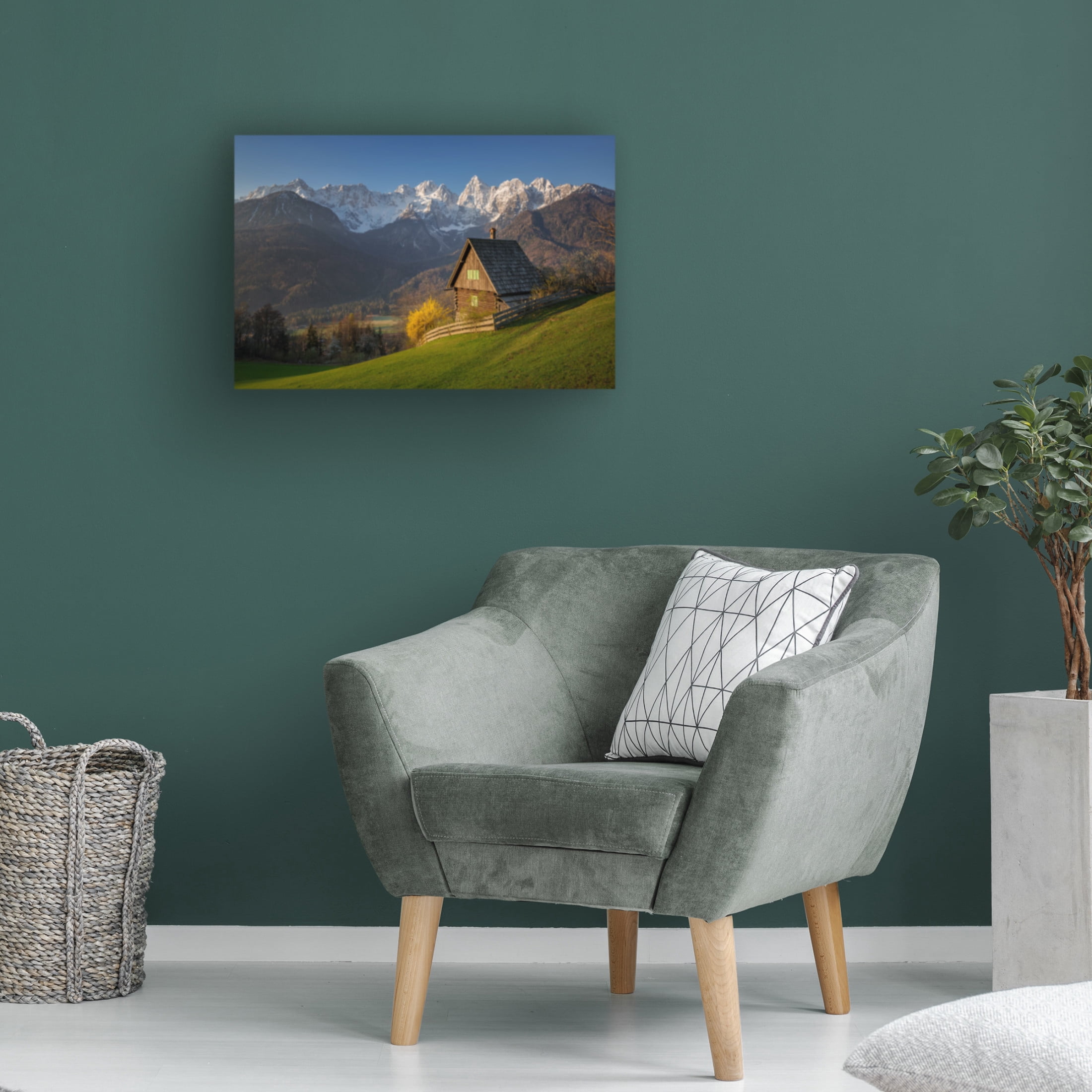 Canvas Wall Art - Ales Krivec 'Idyllic Scenery' Wall Art for Living Room, Bedroom, or Office D?cor by Trademark Fine Art - 32 x 22 Inches