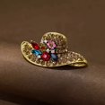thumbnail image 4 of QJUHUNG Elegant Vintage Rhinestone Brooch Pin - Versatile And Chic Accessory For All Occasions, 4 of 7