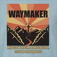 thumbnail image 2 of WAYMAKER Miracle Worker Promise Keeper Inspirational/Christian Mens Premium Tri Blend T-Shirt, Denim, XX-Large, 2 of 5