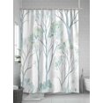 thumbnail image 5 of Fsddascl Green Ombre Leaves Tree Shower Curtain Set - 48" x 72" Washable Bathtub Curtain with 12 Hooks, Vintage Green Forest Waterproof Fabric Stall Shower Curtains for Bathroom/Bathtub Décor, 5 of 6