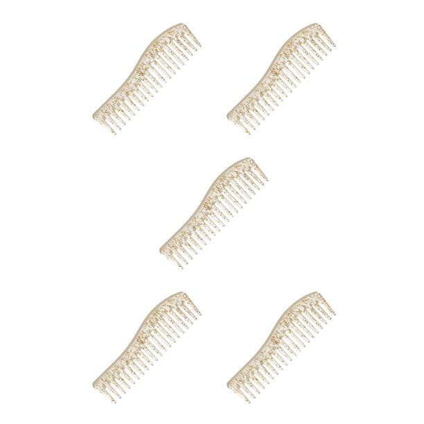 Soidarity Peine de plástico Peine de corte de pelo de anchos para peluquero Peluquería y herramienta de aseo Type2 NO2