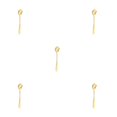 thumbnail image 2 of Guardoinrt 1/2/3/5 Home Stainless Steel Tea Spoon Restaurant Coffee Juice Beverage Condiment Sugar Teaspoon Kitchen Gadget Accessory Type 5 5PCS, 2 of 6