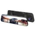 thumbnail image 1 of Touch 9.66-Inch Square Screen 1080P HD Wifi Stream Media Rearview Mirror Dash Cam Car Recorder System, 1 of 7