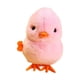 thumbnail image 5 of Juguetes de peluche de pollito, juguete de cuerda, realista, llamativo, lindo dibujo animado de peluche de cuerda Pollo saltador rosa, 5 of 9