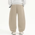 thumbnail image 6 of Byoo Acid Wash Wide Leg Denim Jeans for Toddler Girls High Rise Casual Pants City Stroll Bottoms,Khaki, 6 of 6