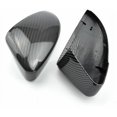 thumbnail image 2 of Espejo retrovisor protector, carcasas de espejo retrovisor exterior con patrón de fibra de carbono, tapas de cubierta de espejo de puerta prácticas y duraderas, mejora la estética del automóvil,, 2 of 5