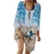 thumbnail image 1 of Moda mujer verano Casual estampado manga larga suelta gran tamaño playa sol bata Pompotops  lopia1000676, 1 of 9