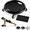 Black, variant on Abdominal Roller Wheel Disc with Knee Mat, 4 Wheel Ab Roller Core Slider, 360 Rotating Discs Silent Trainer for Abs, Glutes & Full-Body Strength