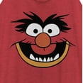 thumbnail image 2 of Women's The Muppets Animal Costume Racerback Tank Top Red Heather X Small, 2 of 4