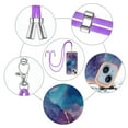 thumbnail image 3 of Mantto for iPhone 13 Case, with Lanyard Adjustable Strap, Marble Pattern Soft TPU Bumper Hard PC Back Shockproof Protective Glossy Stylish Durable Phone Case for Women Girls,Purple, 3 of 7