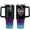 black teal, variant on 40 oz Butterfly Tumbler with Handle and Straw Lid,Leak Proof Travel Stainless Insulated Tumbler,Cup Holder Friendly,Perfect for Outdoor Travel Car and Sports
