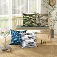 thumbnail image 3 of PBOBRIICH Military Throw Pillow Case Set of 4,Camouflage Linen Pillow Cover for Living Room Bedroom Decor,16x16 Inch, 3 of 5