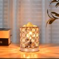 thumbnail image 5 of Kobodon Crystal Wax Melt Warmer, Wax Warmer for Scented Wax, Oil Burner Wax Melt Hollow Night Light, for Home, Kitchen, Living Room, Office, Aroma Decorative Light (Gold), 5 of 5